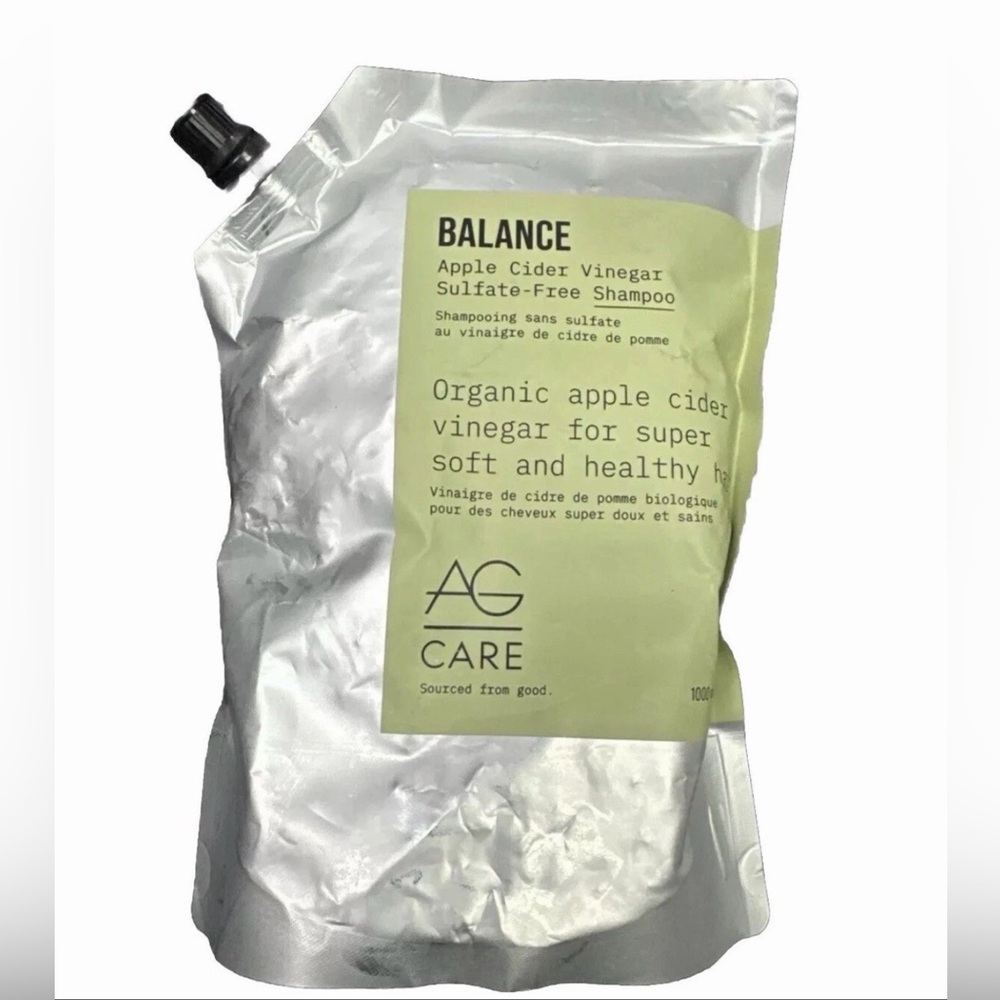 AG Care Balance Apple Cider Vinegar Shampoo 1000ml Super Soft and Healthy Hair